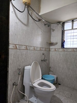 Bathroom in 3 BHK Apartment at Venkatesh Flora Phase II, Mundhwa – for Rent