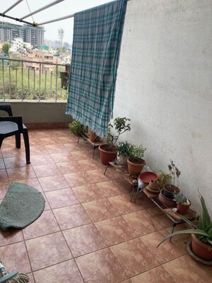 Balcony in 2 BHK Apartment at Kumar Primavera, Wadgaon Sheri – for Rent