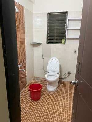 Bathroom in 2 BHK Apartment at Vijaydeep Deccan Gold, Kharadi – for Rent