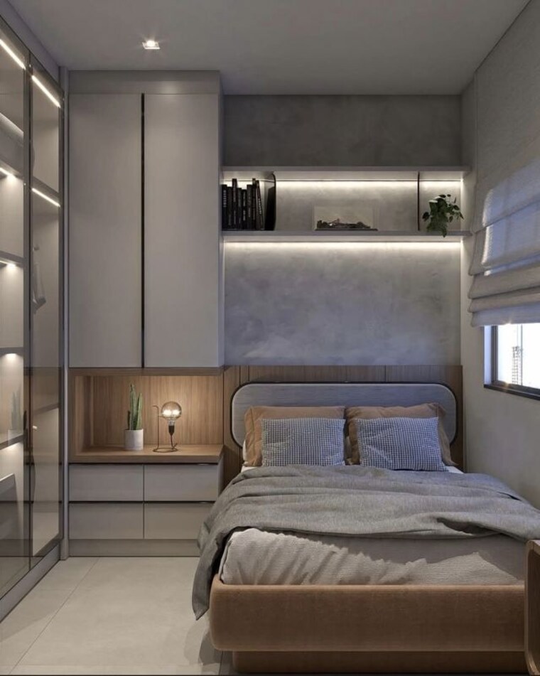 Bedroom, signature-global-daxin-vistas 3 Bedroom 1550 Sq.Ft. Builder Floor In Bhondsi Gurgaon 10516701