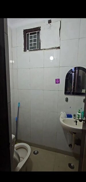 Bathroom in 3 BHK Builder Floor at Mahavir Enclave – for Sale