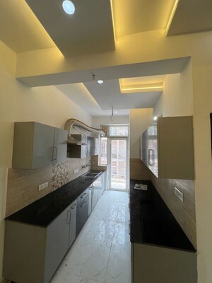Kitchen in 3 BHK Builder Floor at Dhakoli – for Sale