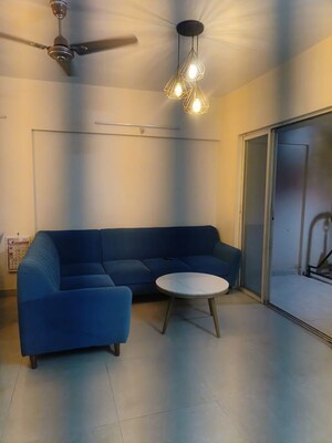 Living Room in 2 BHK Apartment at Manav Silver Skyscapes, Wakad – for Rent