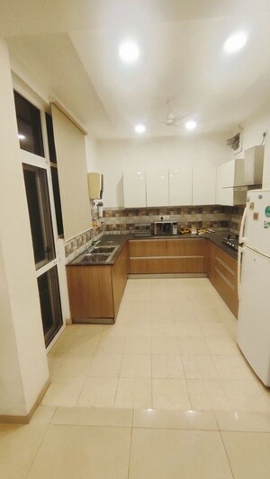 Kitchen in 3 BHK Apartment at Sushma Crescent, Dhakoli – for Rent