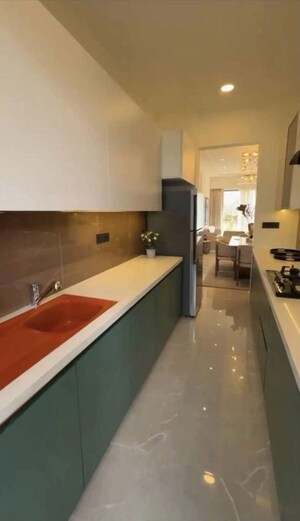 Kitchen in 3 BHK Builder Floor at Signature Global Daxin Vistas, Bhondsi – for Sale