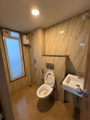 Bathroom in 2 BHK Apartment at Lodha Amara, Kolshet Road – for Rent
