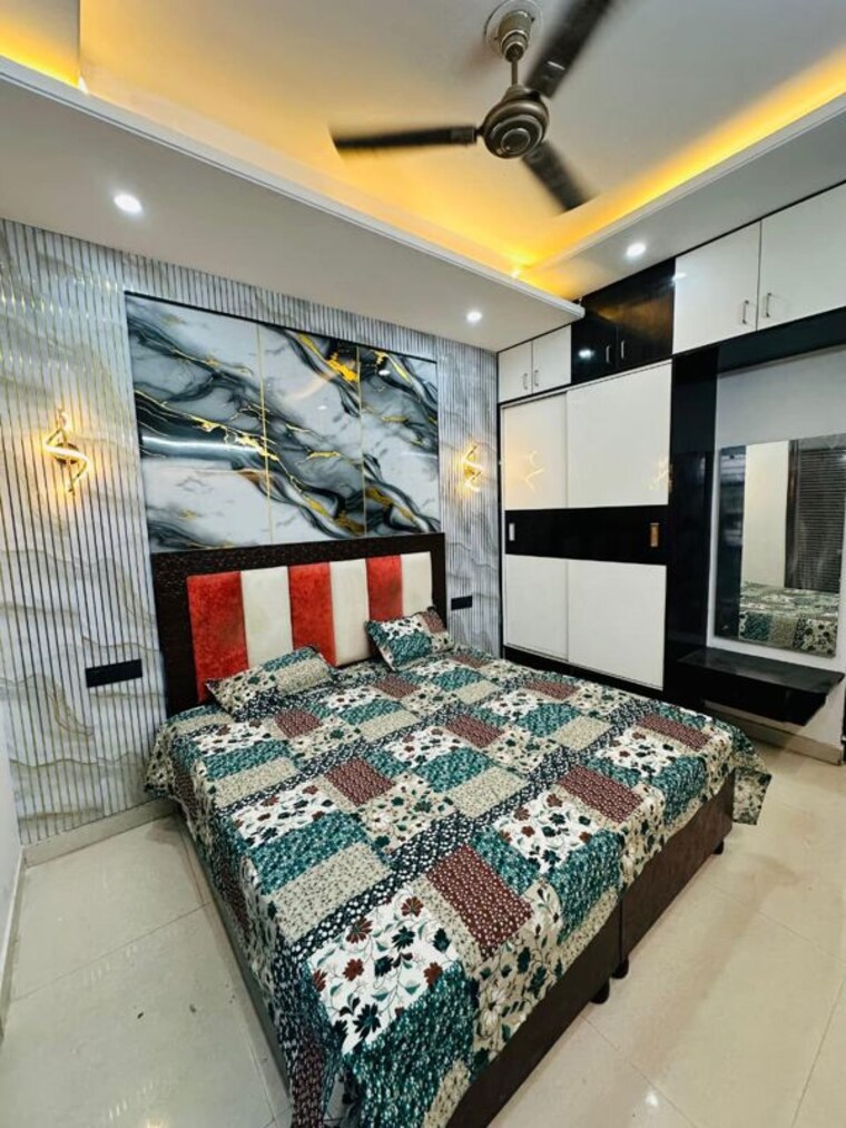 Bedroom, kishanpura 3 Bedroom 1150 Sq.Ft. Builder Floor In Kishanpura Zirakpur 10516789