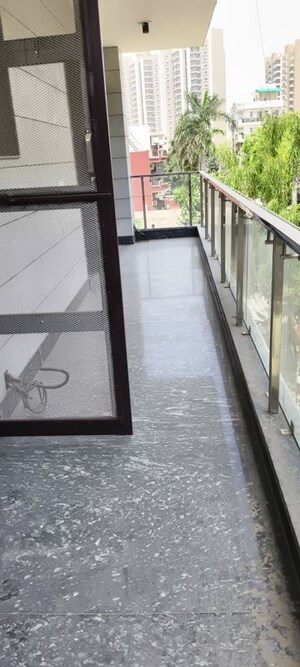 Balcony in 3 BHK Builder Floor at Sector 21 – for Rent