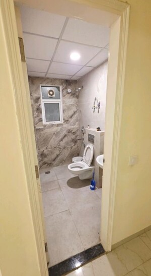 Bathroom in 3 BHK Apartment at Rudra Twin Towers, Butler Colony – for Rent