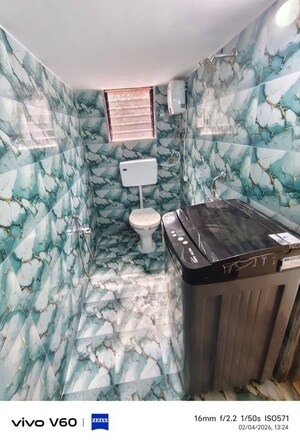 Attached Bathroom in 1 BHK Apartment at Nerul Sector 20 – for Rent