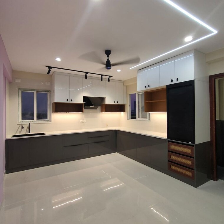 Kitchen, madhu-park-ville 3 Bedroom 1962 Sq.Ft. Apartment In Tellapur Hyderabad 10516872