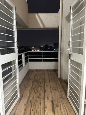 Balcony in 2 BHK Apartment at Shree Nidhi, Lohgaon – for Rent