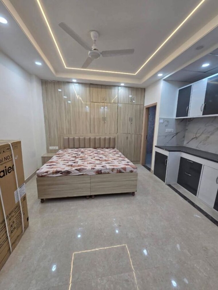 Bedroom, allure-homes 1 RK 600 Sq.Ft. Builder Floor In Sector 14 Gurgaon 10516907