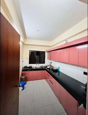 Kitchen in 3 BHK Apartment at Shalimar Belvedere Court, Gomti Nagar – for Rent