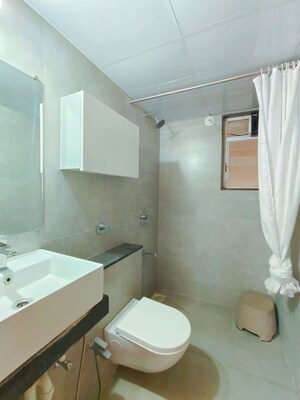 Bathroom in 2 BHK Apartment at Kohinoor Zen Estate, Kharadi – for Rent