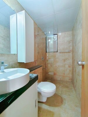 Bathroom in 2 BHK Apartment at Kohinoor Zen Estate, Kharadi – for Rent