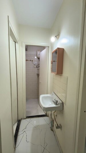 Bathroom in 1 BHK Apartment at Golf Residency Yerawada, Yerawada – for Rent