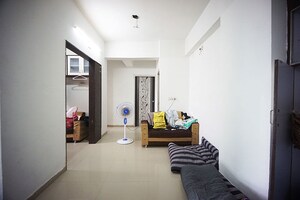 Living Room in 2 BHK Apartment at Tragad – for Sale
