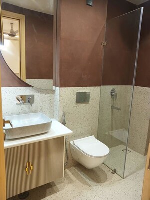 Bathroom in 2 BHK Builder Floor at Palam Vihar Residents Association, Palam Vihar – for Rent