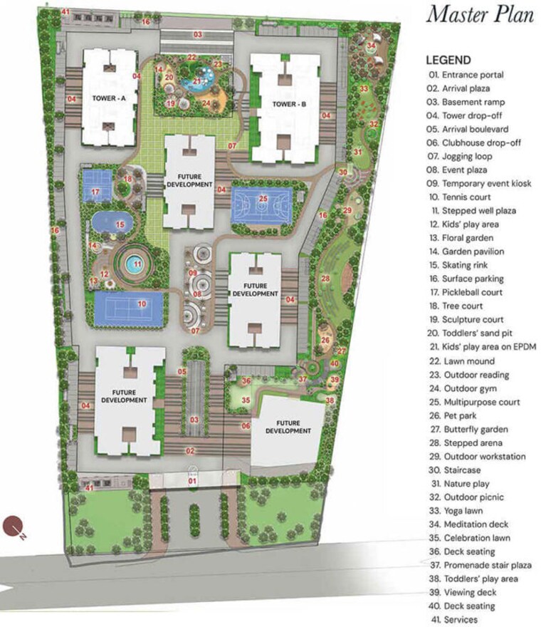 Master Plan, brigade-belvedere 1 Bedroom 715 Sq.Ft. Apartment In Budigere Cross Bangalore 10517072