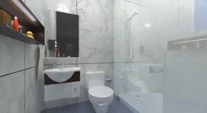 Bathroom in 1 BHK Builder Floor at Sector 22 – for Rent