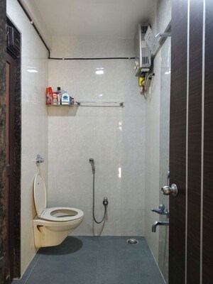 Bathroom in 2 BHK Apartment at Saptashree Heights, Dhokali – for Sale