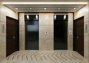 Building Lobby in  Office Space at V Residences, Sion – for Sale