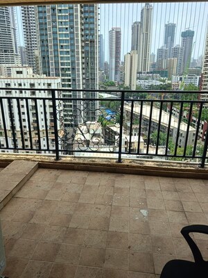 Balcony in 2.5 BHK Apartment at Amann Marina, Worli – for Rent
