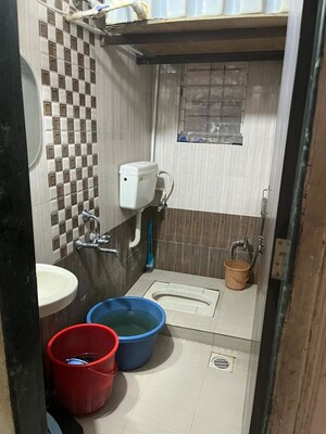 Bathroom in 1 BHK Apartment at Balaji Heights Kharadi, Kharadi – for Sale