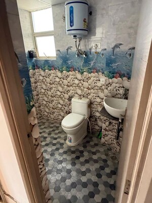 Bathroom in 4 BHK Apartment at M R Platinum 321, Raj Nagar Extension – for Rent