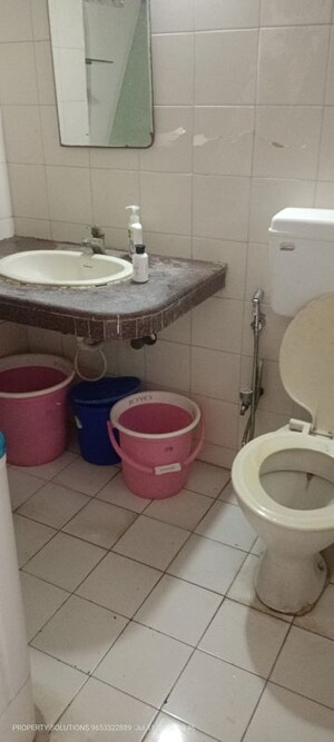 Bathroom in 1 RK Apartment at Piccadilly 1 CHS, Goregaon East – for Rent