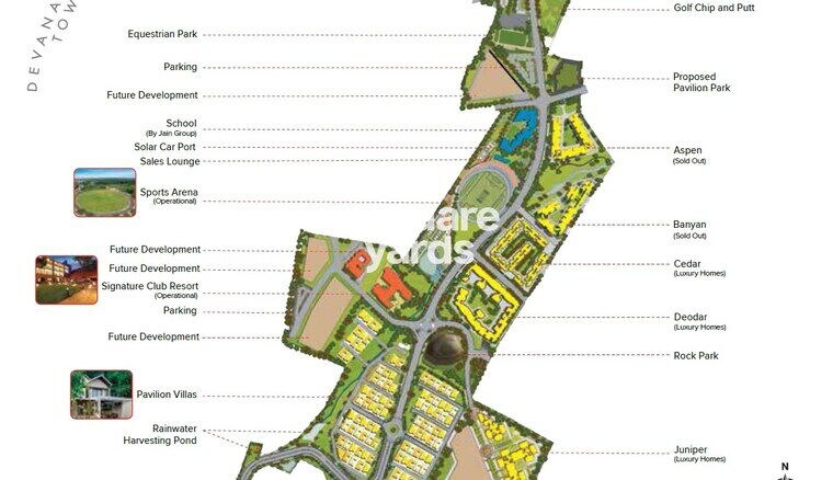 Master Plan, ivory-at-brigade-orchards 3 Bedroom 1329 Sq.Ft. Apartment In Devanahalli Bangalore 10517318