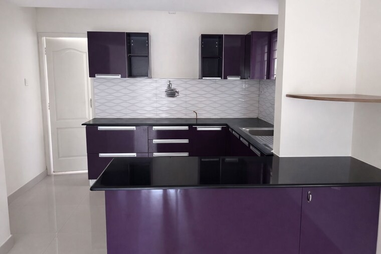 Kitchen, peninsula-prakruthi 3 Bedroom 1667 Sq.Ft. Villa In Sarjapur Bangalore 10517319