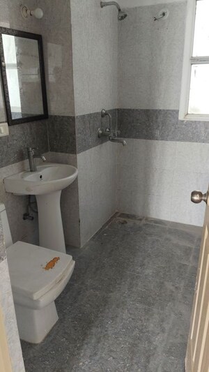 Bathroom in 3 BHK Apartment at SVP Gulmohur Residency, Indrapuram – for Sale