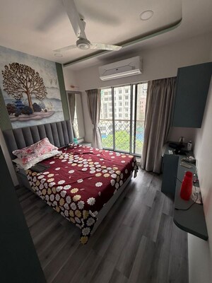 Bedroom in 3 BHK Apartment at Modirealty Wisteria, Kandivali West – for Rent