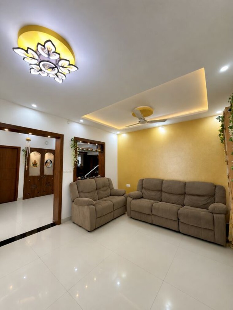 Living Room, celebrity-natures-habitat 3 Bedroom 1800 Sq.Ft. Villa In Sarjapur Road Bangalore 10517364