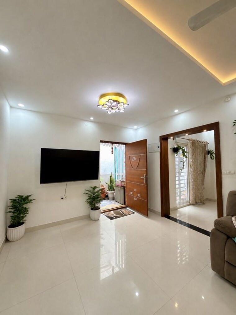 Living Room, celebrity-natures-habitat 3 Bedroom 1800 Sq.Ft. Villa In Sarjapur Road Bangalore 10517364