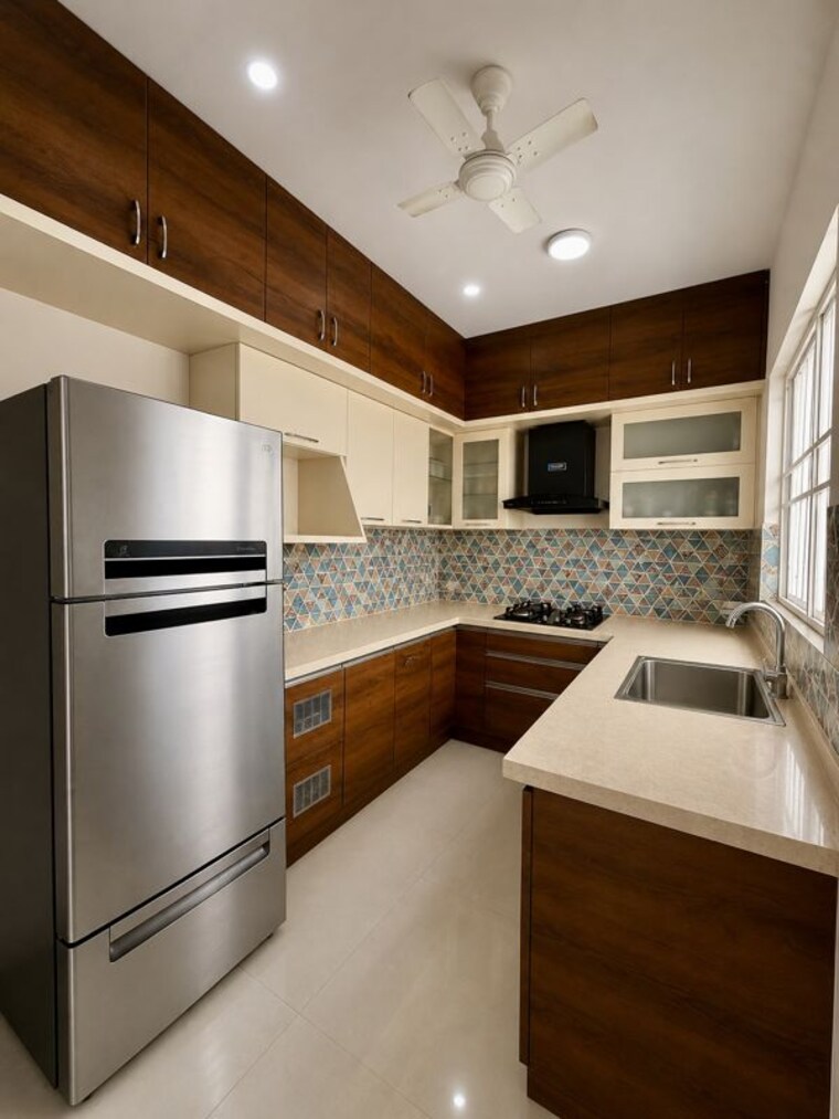 Kitchen, celebrity-natures-habitat 3 Bedroom 1800 Sq.Ft. Villa In Sarjapur Road Bangalore 10517364