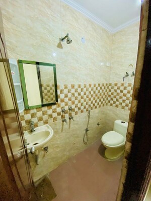 Bathroom in 2 BHK Builder Floor at Khirki Extension – for Rent