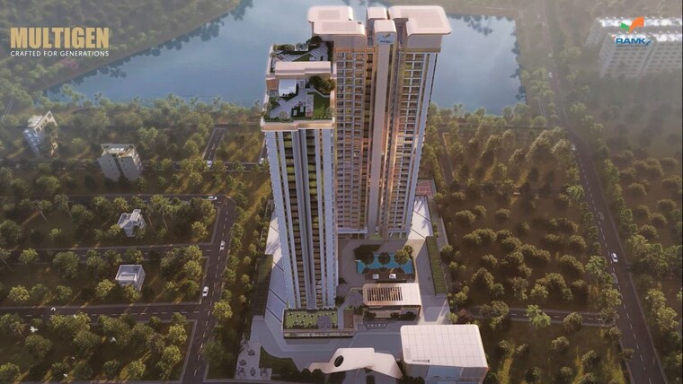 Exterior View, thanisandra 3 Bedroom 1800 Sq.Ft. Apartment In Thanisandra Bangalore 10517406