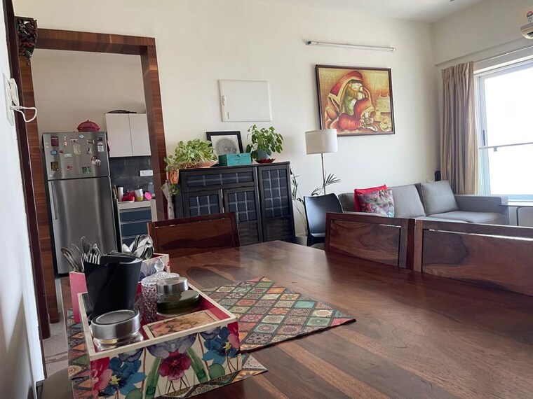 Living Room, romell-aether 2 Bedroom 750 Sq.Ft. Apartment In Goregaon East Mumbai 10517402