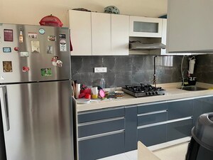 Kitchen in 2 BHK Apartment at Romell Aether, Goregaon East – for Rent