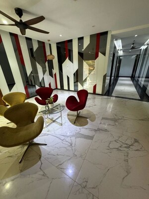 Team Area in 2 BHK Apartment at Romell Aether, Goregaon East – for Rent