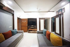 Living Room in 3 BHK Apartment at Gurukul – for Sale