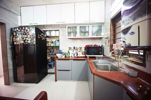 Kitchen in 3 BHK Apartment at Gurukul – for Sale