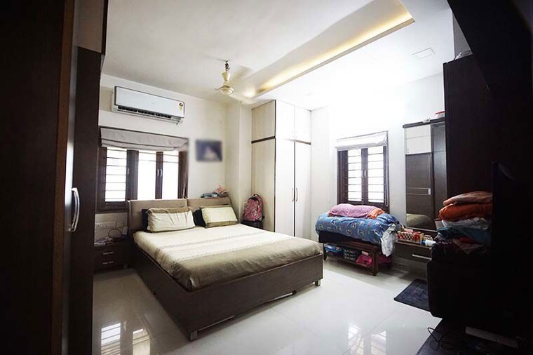 Bedroom, gurukul 3 Bedroom 190 Sq.Yd. Apartment In Gurukul Ahmedabad 10517417