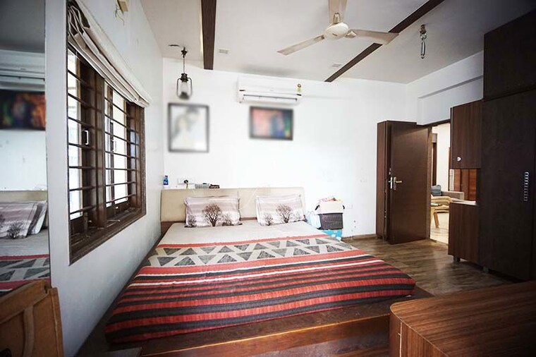 Bedroom, gurukul 3 Bedroom 190 Sq.Yd. Apartment In Gurukul Ahmedabad 10517417
