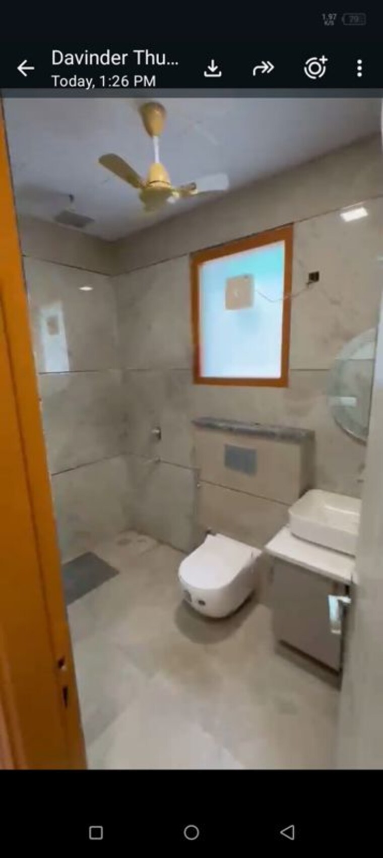 Bathroom, sector 45 1 Bedroom 500 Sq.Ft. Builder Floor In Sector 45 Gurgaon 10517413