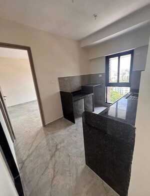 Kitchen in 1 BHK Apartment at Ajmera Boulevard, Malad West – for Rent