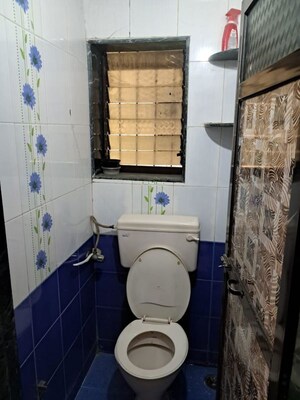 Bathroom in 2 BHK Apartment at Bhakti Park Anand Nagar, Anand Nagar – for Rent